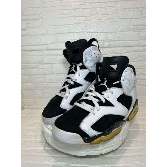 NIKE AIR JORDAN 6 RETRO (GS) WHITE-BLACK for men Size 11 OREO main image 11